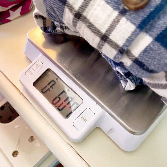 Hanna Andersson Blue Plaid Flannel Dress, Size 5 - Picture 4 of 4